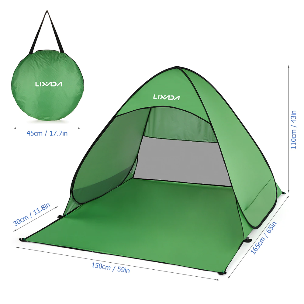 Cheap Goat Tents Outdoor Camping Tent Pop up Fun Play Tent Automatic Instant Tent UV Protection Tent Sun Shade Awning for Camping Beach Backyard   